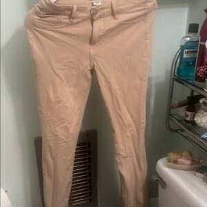 Beige Skinny Pants